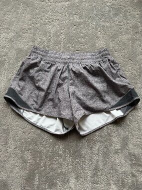 lululemon Women’s Grey Athletic Shorts with Inner Liner
